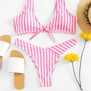 pink bikini set